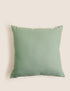 Pure Cotton Leaf Print Cushion